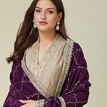 rangita anarkali kurta for women with dupatta; brown anarkali set for women; brown kurti